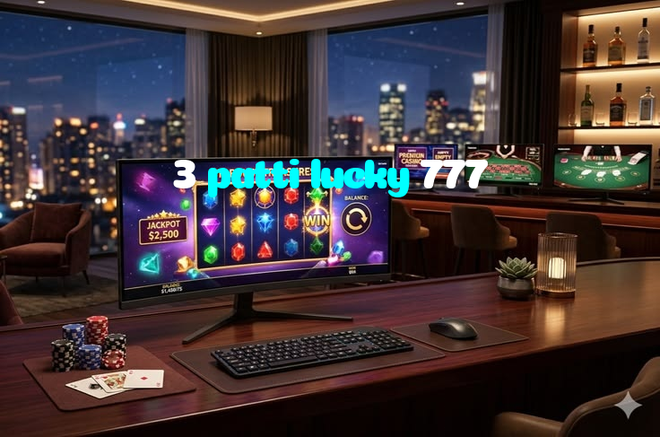 3 patti lucky 777 casino presented on mobile device in Pakistan with slots and live games